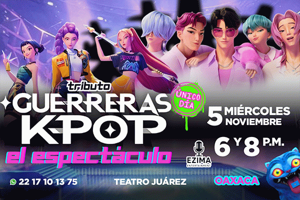 Tributo Guerreras K- Pop  el espectáculo, Oaxaca